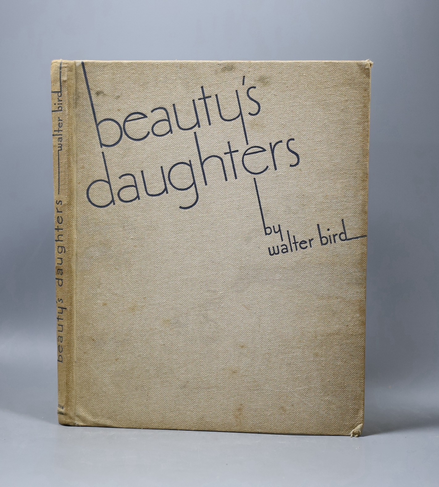 Walter Bird, Beauty's daughters, first edition, 1938